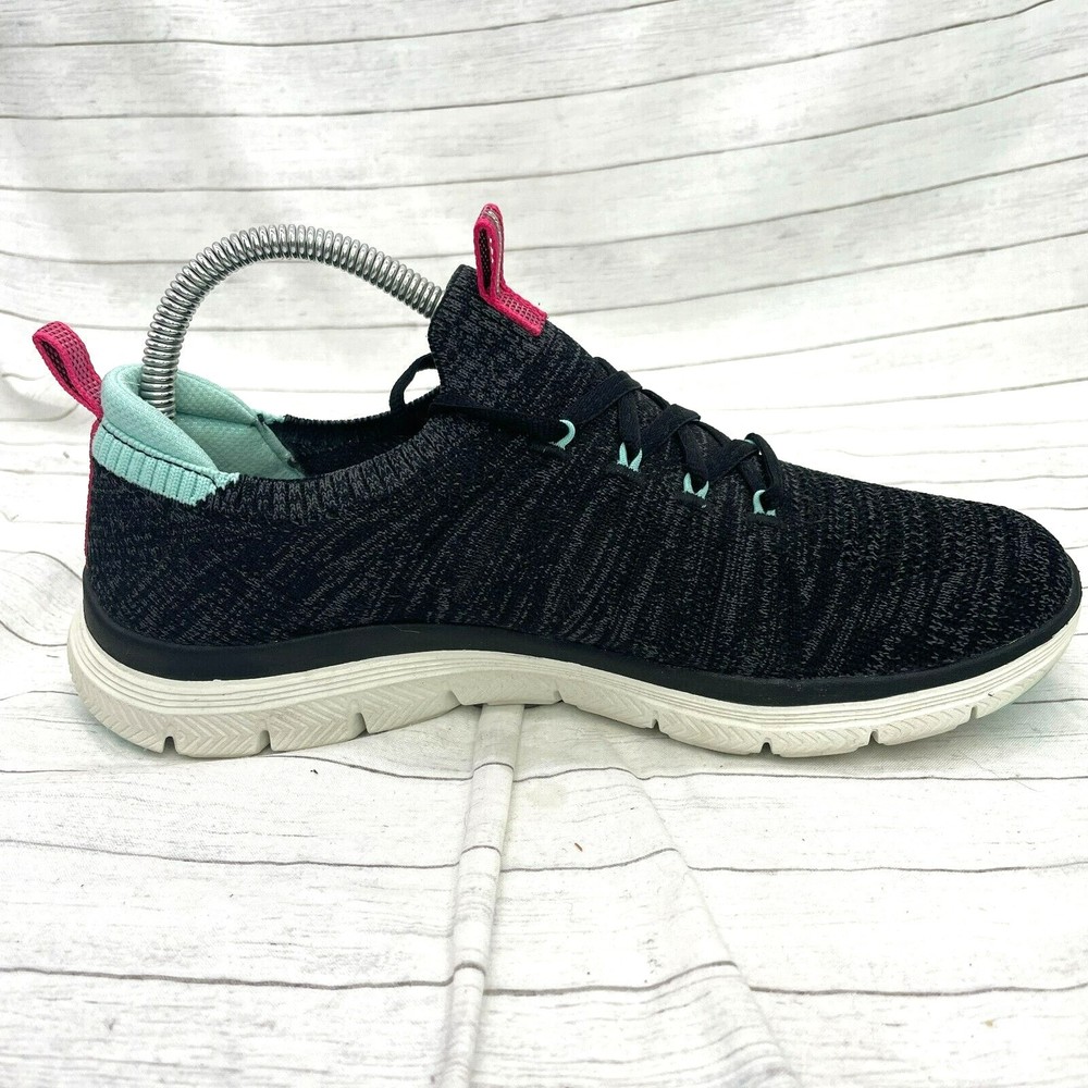 skechers womens flex appeal 4.0 waterproof trainer